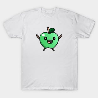 Smiling Green Apple T-Shirt